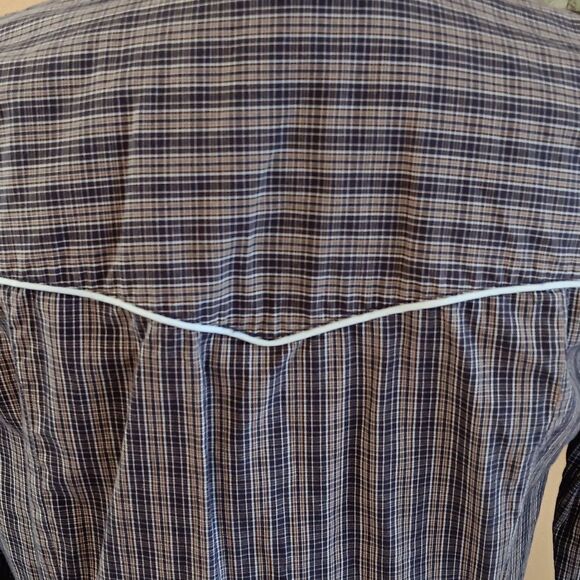 Vintage  Old Navy Pearl Snap Front Western Shirt.Western,Rodeo,Coastal  Cowgirl - Picture 7 of 11